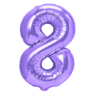 Foliový balón číslo 8 purple 100 cm – foto 1