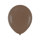 Balónky latexové 27 cm 10 ks chocolate (čokoládové, hnědé) – foto 1