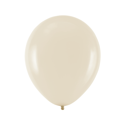 Balónky latexové 27 cm 10 ks latte (smetanová)