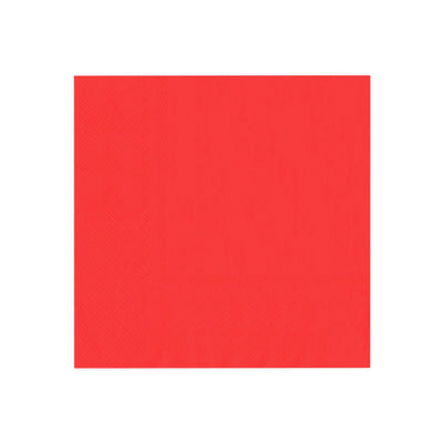 Red jednobarevné ubrousky 10ks 33 x 33 cm