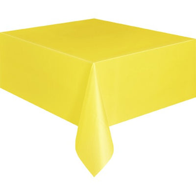 Ubrus plast žlutý
