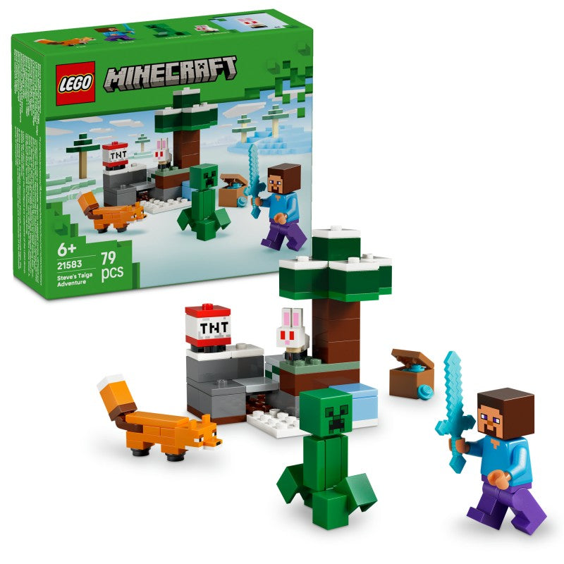 LEGO® 21583 Minecraft® Steve a dobrodružství v tajze
