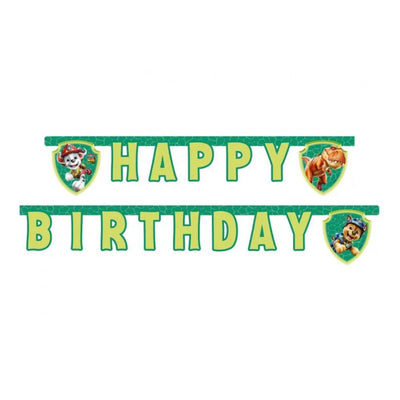 Banner papírový Happy Birthday Tlapková patrola 3 Dino Movie