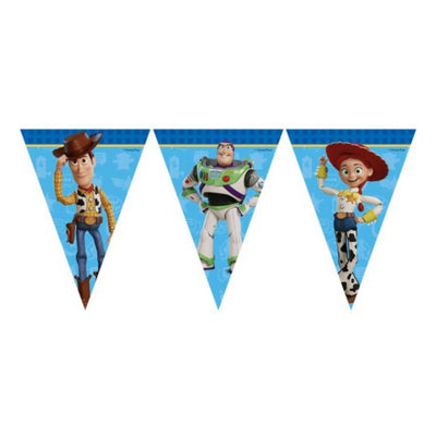 Banner papírový trojúhelníková Toy Story 5 On a Mission