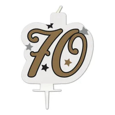 Svíčka dortová Narozeninové číslo 70
