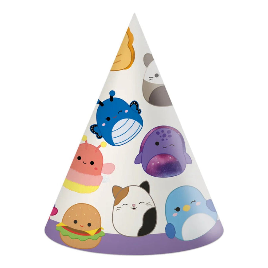 Čepičky papírové Squishmallows 6 ks
