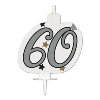 Svíčka dortová Narozeninové číslo 60