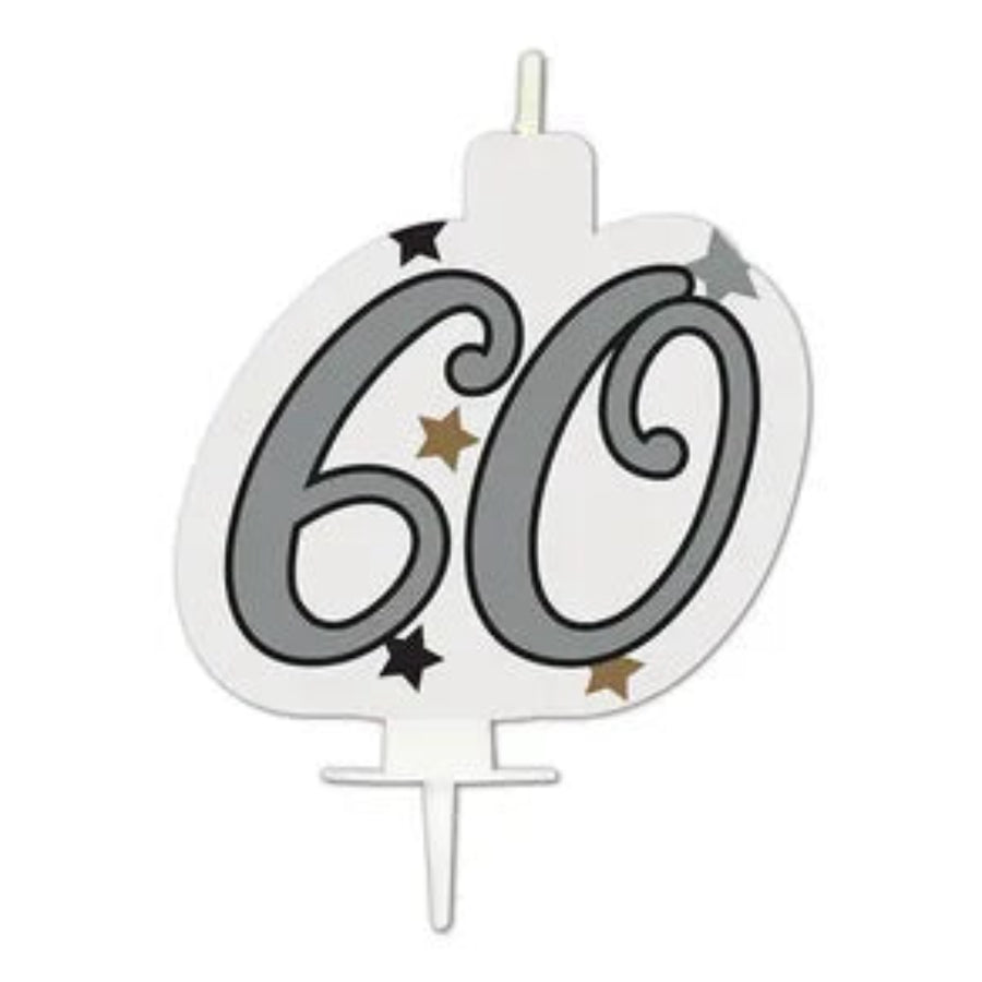 Svíčka dortová Narozeninové číslo 60