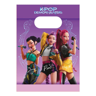 Taštičky papírové K-Pop Demon Hunters 4 ks