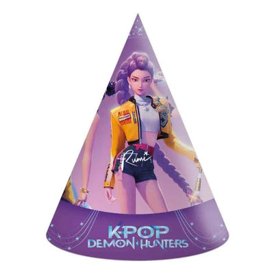 Čepičky papírové K-Pop Demon Hunters 6 ks