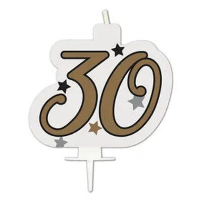 Svíčka dortová Narozeninové číslo 30