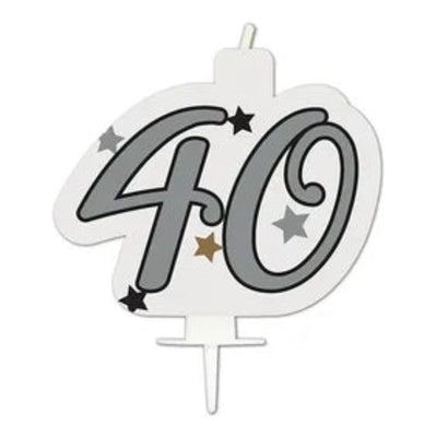 Svíčka dortová Narozeninové číslo 40