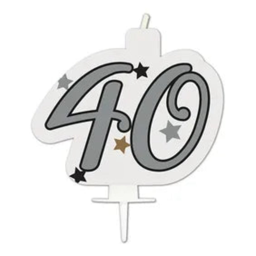 Svíčka dortová Narozeninové číslo 40