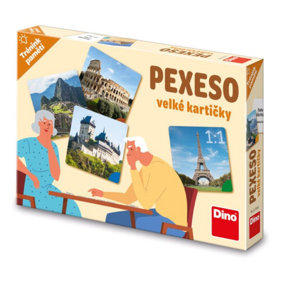 Trénink paměti: Památky Pexeso