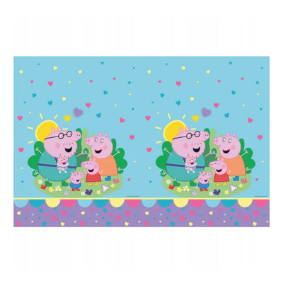 Ubrus plastový Prasátko Peppa 120 × 180 cm