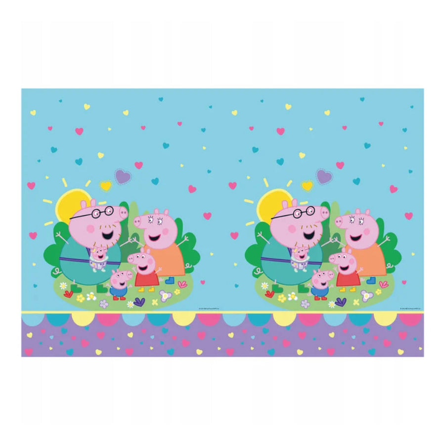 Ubrus plastový Prasátko Peppa 120 × 180 cm