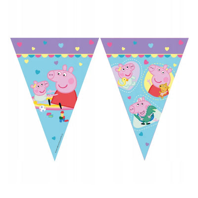 Banner papírový trojúhelníková Prasátko Peppa