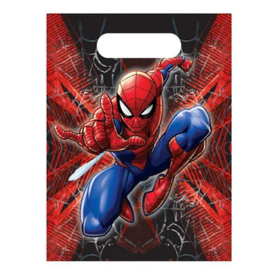 Taštičky papírové Spiderman World of Web 4 ks