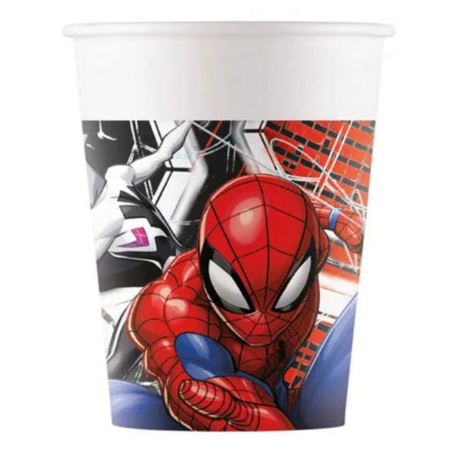 Kelímky papírové Spiderman World of Web 200 ml 8 ks