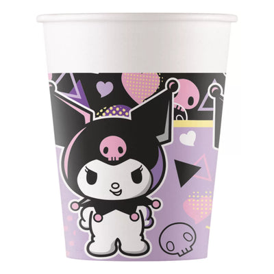 Kelímky papírové Kuromi Pop Art 200 ml 8 ks