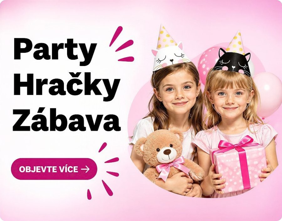 Party, hračky, zábava – objevte více