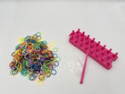 Kreativní sada na výrobu náramků Loom Band 600 ks – foto 2