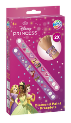 Diamantové malování Disney Princezny - výroba náramků 2 ks – foto 1