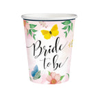 Rozlučka se svobodou - Bride to be Flowers - Kelímky papírové - 220 ml 6 ks – foto 1