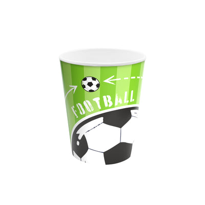 Fotbal - Kelímky papírové - 220 ml 6 ks