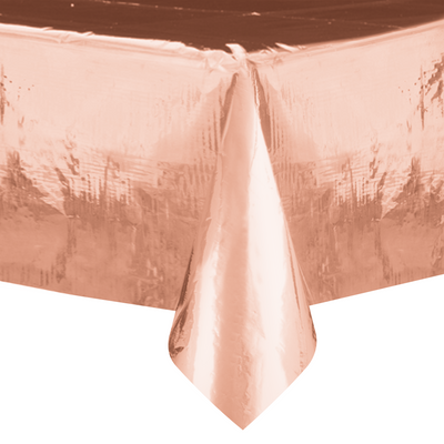 Rose Gold lesklá folie ubrus - 137 x 274 cm