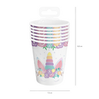 Unicorn  - Kelímky papírové - 220 ml 6 ks – foto 4