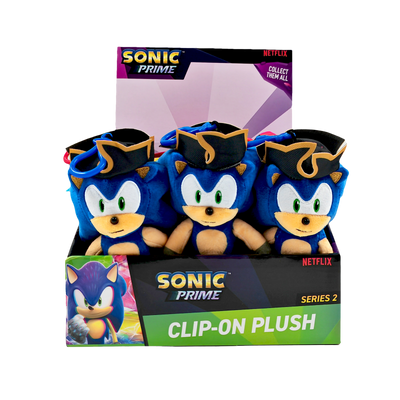 Sonic figurka - přívěsek plyšový