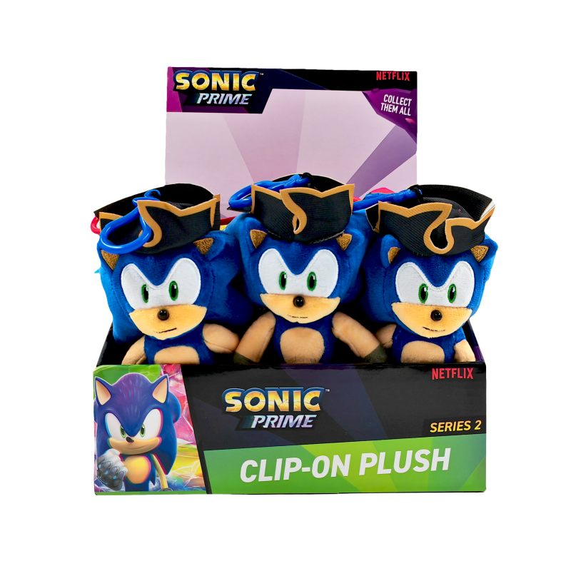 Sonic figurka - přívěsek plyšový