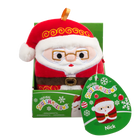 Plyšový mazlíček Squishmallows Vánoční ozdoba Santa s brýlemi - Nick, 10 cm – foto 2