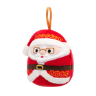 Plyšový mazlíček Squishmallows Vánoční ozdoba Santa s brýlemi - Nick, 10 cm – foto 3
