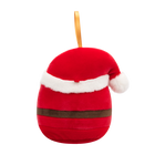 Plyšový mazlíček Squishmallows Vánoční ozdoba Santa s brýlemi - Nick, 10 cm – foto 5