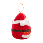 Plyšový mazlíček Squishmallows Vánoční ozdoba Santa s brýlemi - Nick, 10 cm – foto 6