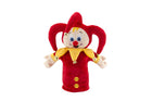 Kašpárek maňásek na ruku plyšový 28 cm s rolničkami – foto 2