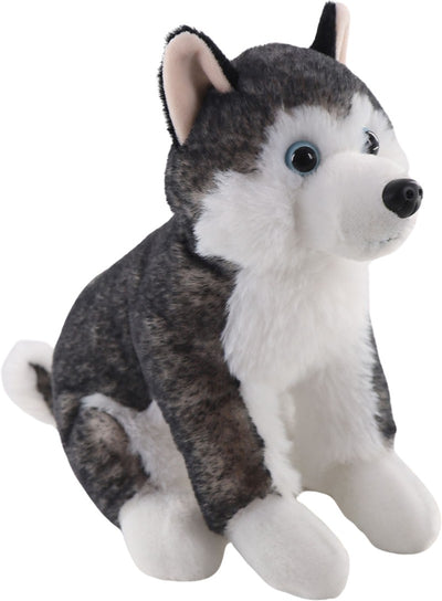 Husky sedící 20 cm – plyšová hračka