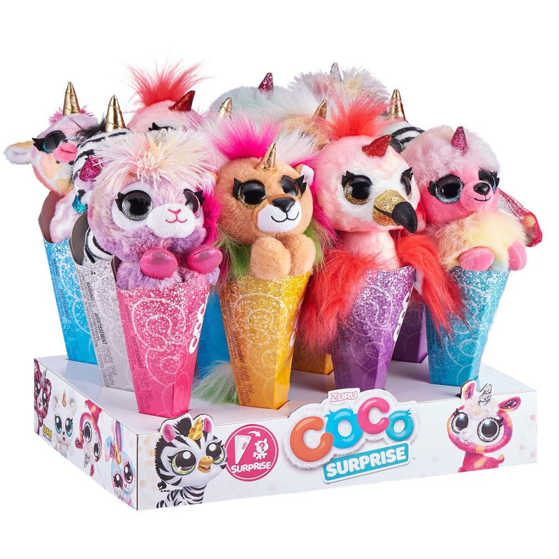 Coco Fantasy plyšové zvířátko s překvapením zebra