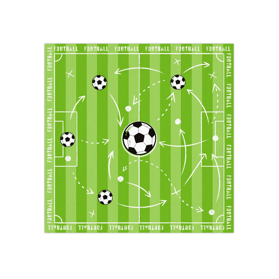 Fotbal -  tematické ubrousky na party 10ks
