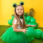 Tylová sukýnka zelená 30 cm – foto 2