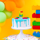 Svíčka dortová číslo 8 Lego kostičky 11 cm – foto 2