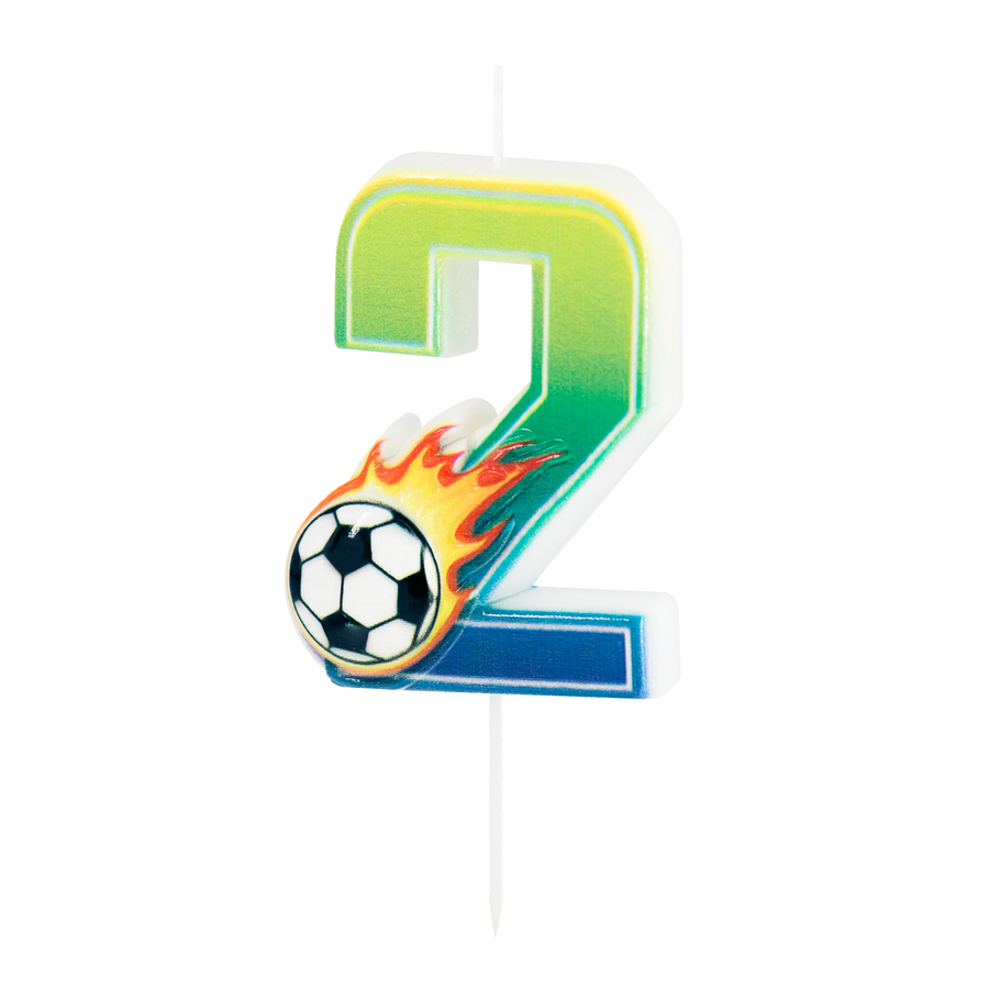Dortová svíčka fotbal číslo 2