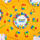 Svíčka dortová číslo 8 Lego kostičky 11 cm – foto 3
