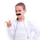 Black and brown fake mustaches, set of 6. – foto 3