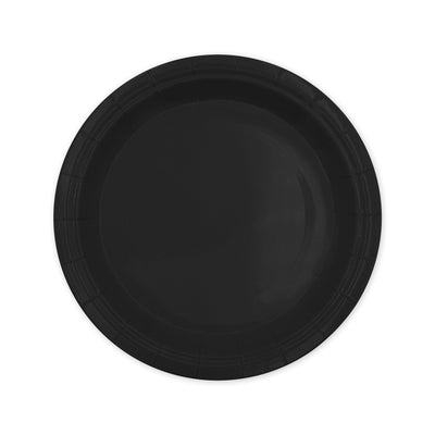 Černé - Talíře papírové 17 cm 6 ks