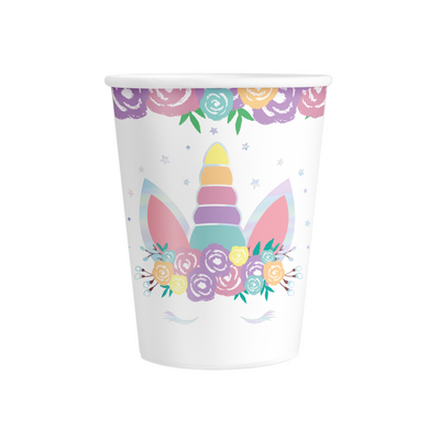Unicorn  - Kelímky papírové - 220 ml 6 ks