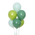Balónky latexové 27 cm 10 ks olive (zelené) – foto 3