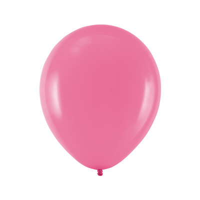 Latexový balón 27 cm 10 ks - fuxie